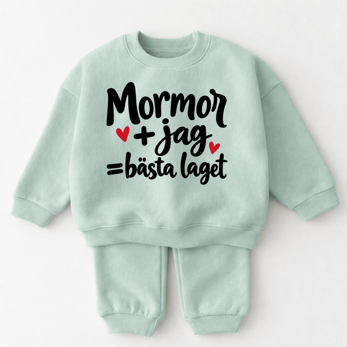 Mormor + jag = bästa laget - Märchen Mode aus Bio-Baumwolle personalisierte geschenke Babyset & Bodys mit spruch & Geschenkideen für Neugeborene & 0–24 Monate & und perfekt als Geschenk zur Geburt