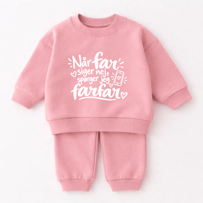 Når far siger nej, spørger jeg farfar - Märchen Mode aus Bio-Baumwolle personalisierte geschenke Babyset & Bodys mit spruch & Geschenkideen für Neugeborene & 0–24 Monate & und perfekt als Geschenk zur Geburt