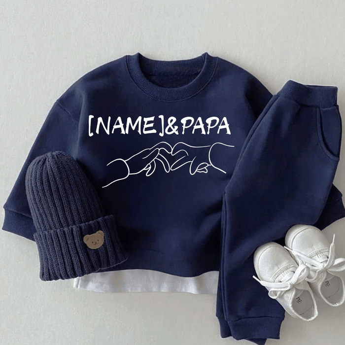 [NAME] & PAPA. - Märchen Mode aus Bio - Baumwolle personalisierte geschenke Babyset & Bodys mit spruch & Geschenkideen für Neugeborene & 0–24 Monate & und perfekt als Geschenk zur Geburt