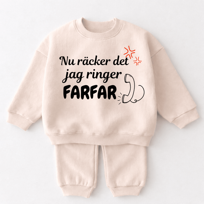 Nu räcker det jag ringer Farfar - Märchen Mode aus Bio-Baumwolle personalisierte geschenke Babyset & Bodys mit spruch & Geschenkideen für Neugeborene & 0–24 Monate & und perfekt als Geschenk zur Geburt