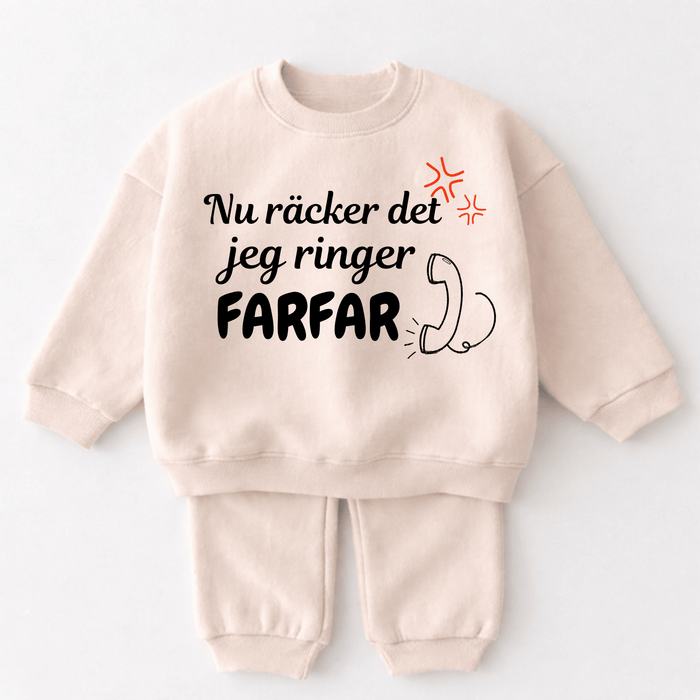 Nu räcker det jeg ringer Farfar - Märchen Mode aus Bio-Baumwolle personalisierte geschenke Babyset & Bodys mit spruch & Geschenkideen für Neugeborene & 0–24 Monate & und perfekt als Geschenk zur Geburt