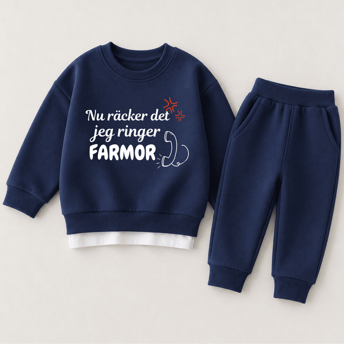 Nu räcker det jeg ringer Farmor - Märchen Mode aus Bio-Baumwolle personalisierte geschenke Babyset & Bodys mit spruch & Geschenkideen für Neugeborene & 0–24 Monate & und perfekt als Geschenk zur Geburt
