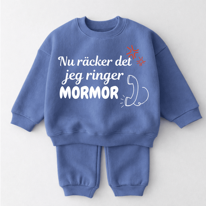Nu räcker det jeg ringer Mormor - Märchen Mode aus Bio-Baumwolle personalisierte geschenke Babyset & Bodys mit spruch & Geschenkideen für Neugeborene & 0–24 Monate & und perfekt als Geschenk zur Geburt