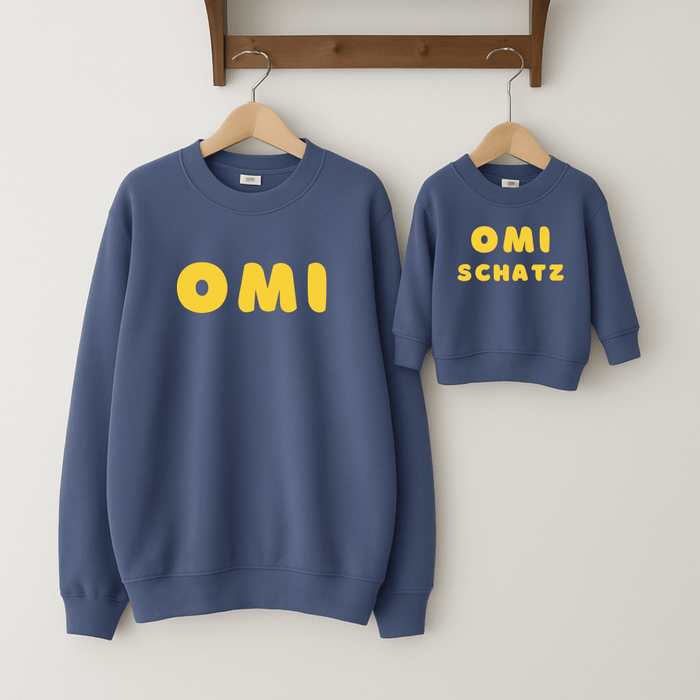 Omi und Omi Schatz - Märchen Mode aus Bio - Baumwolle personalisierte geschenke Babyset & Bodys mit spruch & Geschenkideen für Neugeborene & 0–24 Monate & und perfekt als Geschenk zur Geburt
