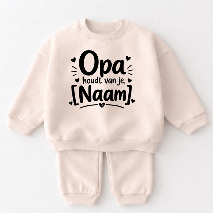 Opa houdt van je, [Naam] - Märchen Mode aus Bio-Baumwolle personalisierte geschenke Babyset & Bodys mit spruch & Geschenkideen für Neugeborene & 0–24 Monate & und perfekt als Geschenk zur Geburt