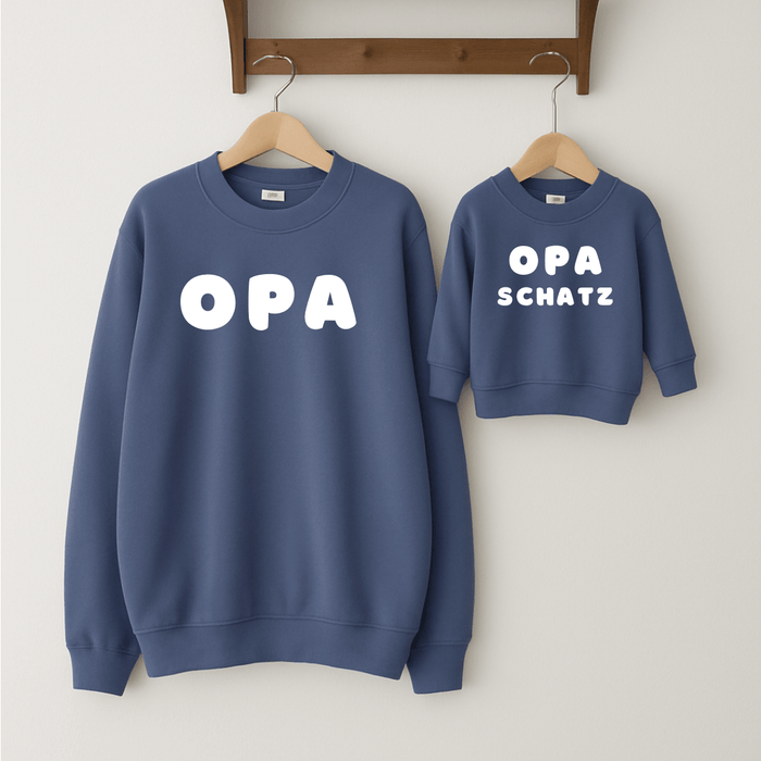 Opa und Opa Schatz - Märchen Mode aus Bio - Baumwolle personalisierte geschenke Babyset & Bodys mit spruch & Geschenkideen für Neugeborene & 0–24 Monate & und perfekt als Geschenk zur Geburt