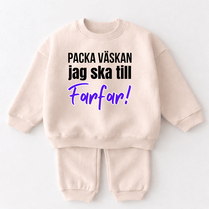 PACKA VÄSKAN jag ska till Farfar! - Märchen Mode aus Bio-Baumwolle personalisierte geschenke Babyset & Bodys mit spruch & Geschenkideen für Neugeborene & 0–24 Monate & und perfekt als Geschenk zur Geburt