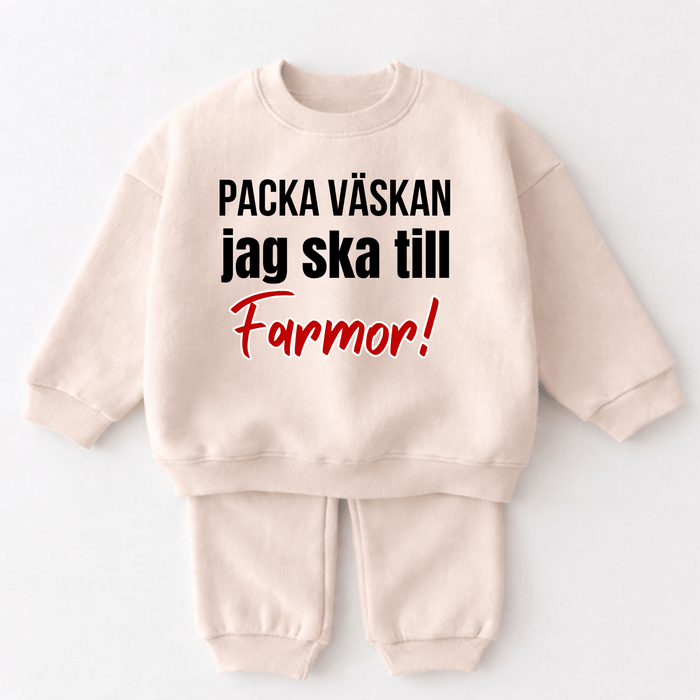 PACKA VÄSKAN jag ska till Farmor! - Märchen Mode aus Bio-Baumwolle personalisierte geschenke Babyset & Bodys mit spruch & Geschenkideen für Neugeborene & 0–24 Monate & und perfekt als Geschenk zur Geburt