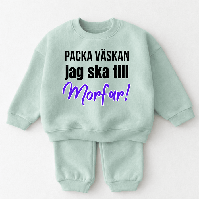 PACKA VÄSKAN jag ska till Morfar! - Märchen Mode aus Bio-Baumwolle personalisierte geschenke Babyset & Bodys mit spruch & Geschenkideen für Neugeborene & 0–24 Monate & und perfekt als Geschenk zur Geburt