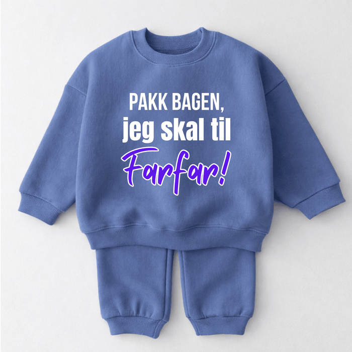 Pakk bagen, jeg skal til Farfar! - Märchen Mode aus Bio-Baumwolle personalisierte geschenke Babyset & Bodys mit spruch & Geschenkideen für Neugeborene & 0–24 Monate & und perfekt als Geschenk zur Geburt