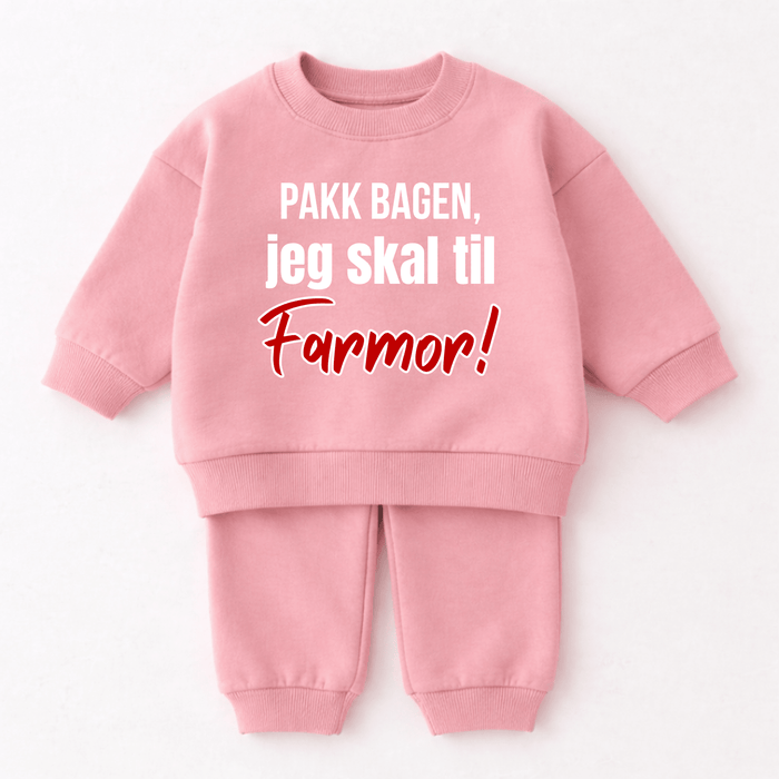 Pakk bagen, jeg skal til Farmor! - Märchen Mode aus Bio-Baumwolle personalisierte geschenke Babyset & Bodys mit spruch & Geschenkideen für Neugeborene & 0–24 Monate & und perfekt als Geschenk zur Geburt