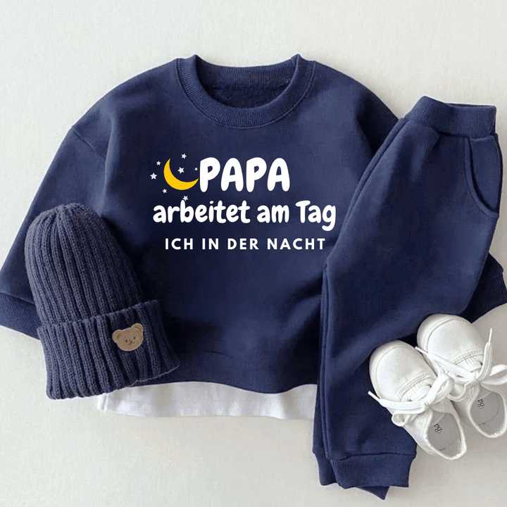 PAPA arbeitet am Tag Ich in der Nacht - Märchen Mode - 