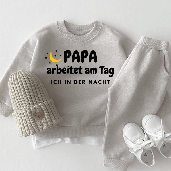 PAPA arbeitet am Tag Ich in der Nacht - Märchen Mode - 