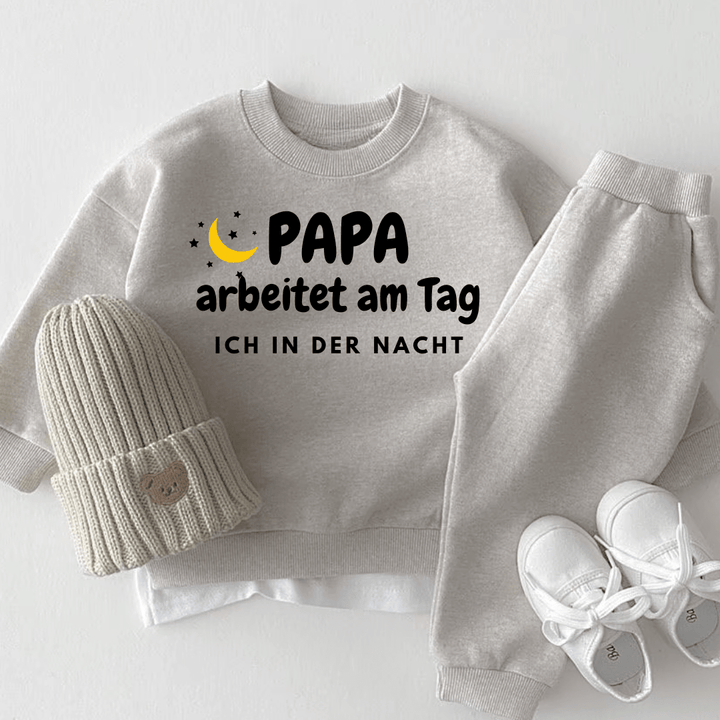 PAPA arbeitet am Tag Ich in der Nacht - Märchen Mode - 