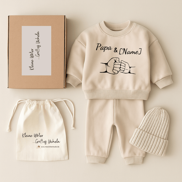 Papa und [Name] - Geschenkbox - Märchen Mode - 