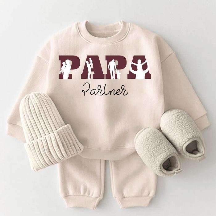 Papas Partner - Märchen Mode aus Bio - Baumwolle personalisierte geschenke Babyset & Bodys mit spruch & Geschenkideen für Neugeborene & 0–24 Monate & und perfekt als Geschenk zur Geburt