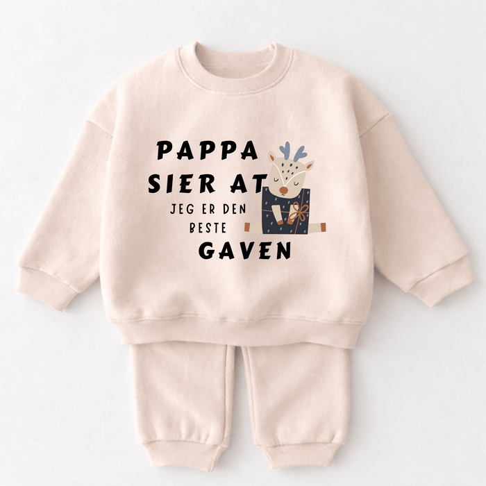 Pappa sier at jeg er den beste gaven - Märchen Mode aus Bio-Baumwolle personalisierte geschenke Babyset & Bodys mit spruch & Geschenkideen für Neugeborene & 0–24 Monate & und perfekt als Geschenk zur Geburt