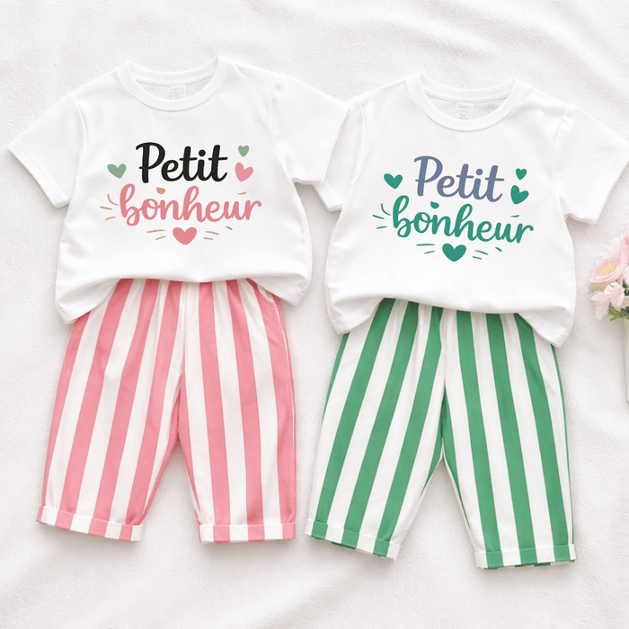 Petit Boinheur - Sommer set - Märchen Mode aus Bio-Baumwolle personalisierte geschenke Babyset & Bodys mit spruch & Geschenkideen für Neugeborene & 0–24 Monate & und perfekt als Geschenk zur Geburt