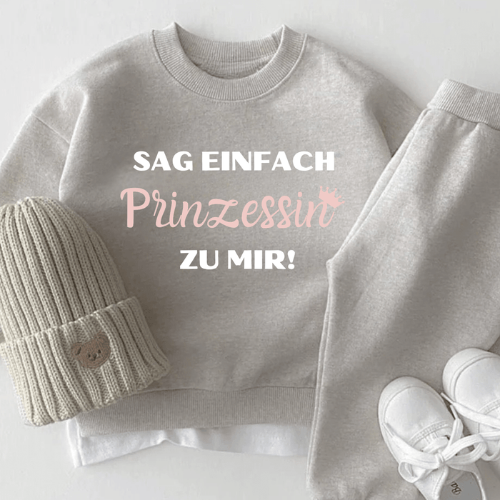 Prinzessin genannt - Märchen Mode aus Bio - Baumwolle personalisierte geschenke Babyset & Bodys mit spruch & Geschenkideen für Neugeborene & 0–24 Monate & und perfekt als Geschenk zur Geburt