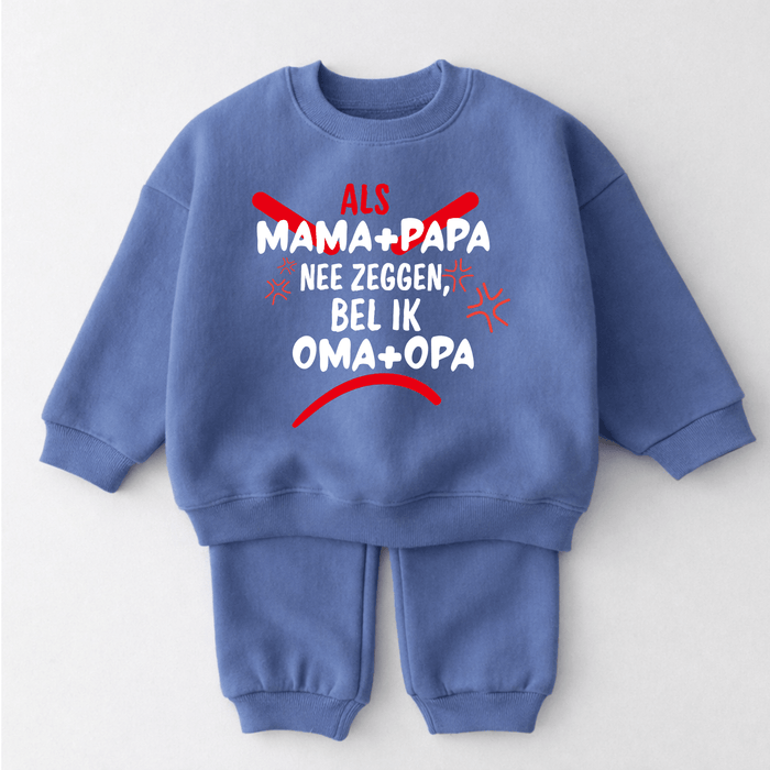 Quand Maman + Papa disent non j’appelle , Mamie + Papi - Märchen Mode aus Bio-Baumwolle personalisierte geschenke Babyset & Bodys mit spruch & Geschenkideen für Neugeborene & 0–24 Monate & und perfekt als Geschenk zur Geburt