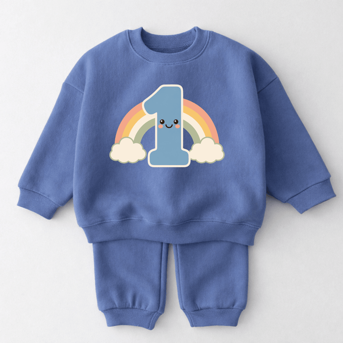 Rainbow Joy 01 - Märchen Mode aus Bio-Baumwolle personalisierte geschenke Babyset & Bodys mit spruch & Geschenkideen für Neugeborene & 0–24 Monate & und perfekt als Geschenk zur Geburt