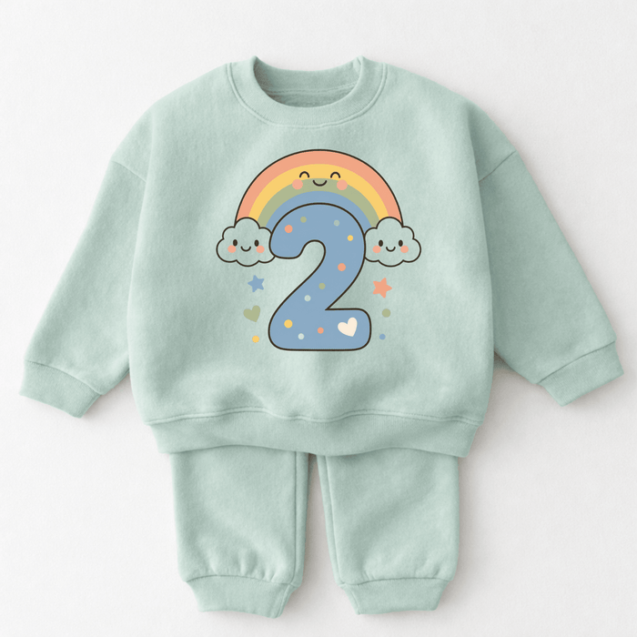 Rainbow Joy 02 - Märchen Mode aus Bio-Baumwolle personalisierte geschenke Babyset & Bodys mit spruch & Geschenkideen für Neugeborene & 0–24 Monate & und perfekt als Geschenk zur Geburt