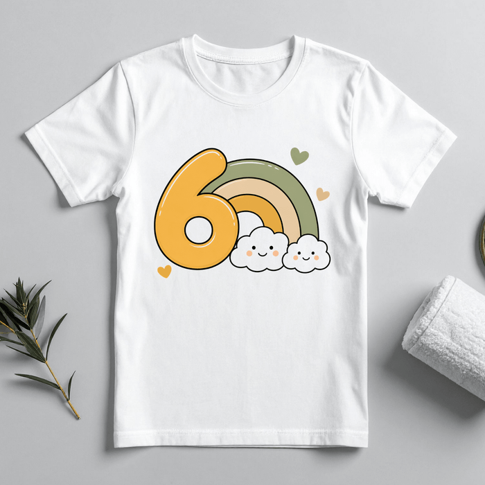 Rainbow Joy - Tshirt 06 - Märchen Mode aus Bio-Baumwolle personalisierte geschenke Babyset & Bodys mit spruch & Geschenkideen für Neugeborene & 0–24 Monate & und perfekt als Geschenk zur Geburt