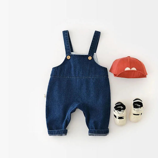 Regenbogen Denim-Romper