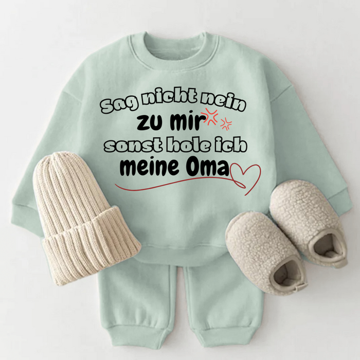 Sag nicht nein zu mir - Märchen Mode aus Bio - Baumwolle personalisierte geschenke Babyset & Bodys mit spruch & Geschenkideen für Neugeborene & 0–24 Monate & und perfekt als Geschenk zur Geburt