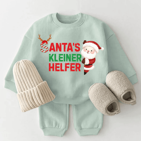 Santa’s Kleiner Helfer - Märchen Mode aus Bio - Baumwolle personalisierte geschenke Baby Outfit, Strampler & Geschenkideen für Neugeborene & 0–24 Monate & und perfekt als Geschenk zur Geburt product_