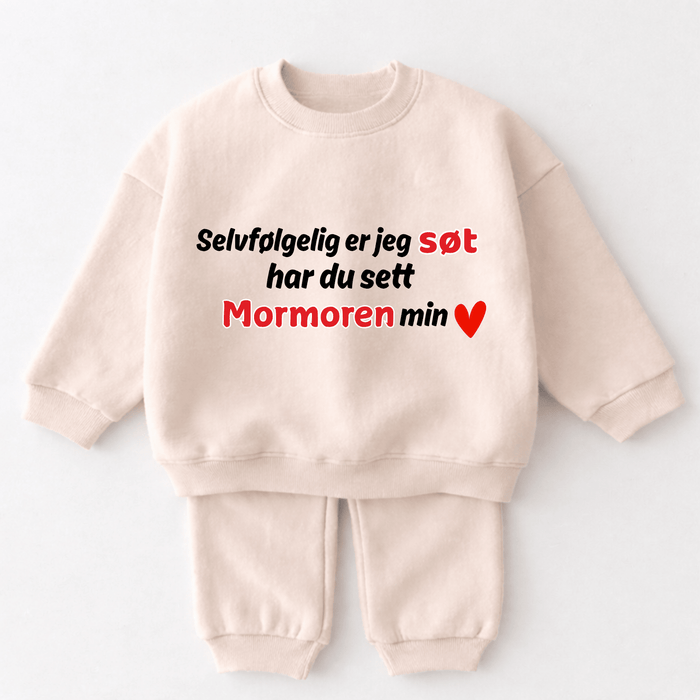 Selvfølgelig er jeg søt har du sett Mormoren min - Märchen Mode aus Bio-Baumwolle personalisierte geschenke Babyset & Bodys mit spruch & Geschenkideen für Neugeborene & 0–24 Monate & und perfekt als Geschenk zur Geburt