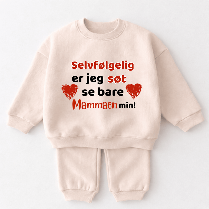 Selvfølgelig er jeg søt se bare Mammaen min! - Märchen Mode aus Bio-Baumwolle personalisierte geschenke Babyset & Bodys mit spruch & Geschenkideen für Neugeborene & 0–24 Monate & und perfekt als Geschenk zur Geburt