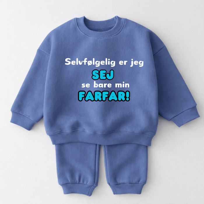 Selvfølgelig sej er jeg se bare min farfar! - Märchen Mode aus Bio - Baumwolle personalisierte geschenke Babyset & Bodys mit spruch & Geschenkideen für Neugeborene & 0–24 Monate & und perfekt als Geschenk zur Geburt