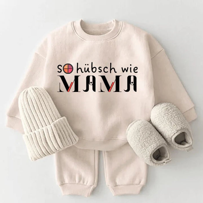 So hübsch wie MAMA - Märchen Mode aus Bio - Baumwolle personalisierte geschenke Babyset & Bodys mit spruch & Geschenkideen für Neugeborene & 0–24 Monate & und perfekt als Geschenk zur Geburt