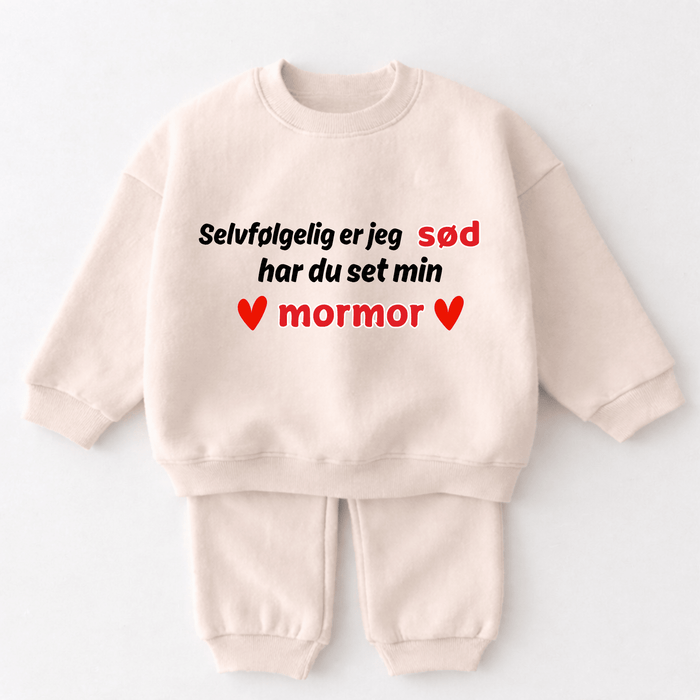 sød Selvfølgelig er jeg har du set min mormor - Märchen Mode aus Bio - Baumwolle personalisierte geschenke Babyset & Bodys mit spruch & Geschenkideen für Neugeborene & 0–24 Monate & und perfekt als Geschenk zur Geburt