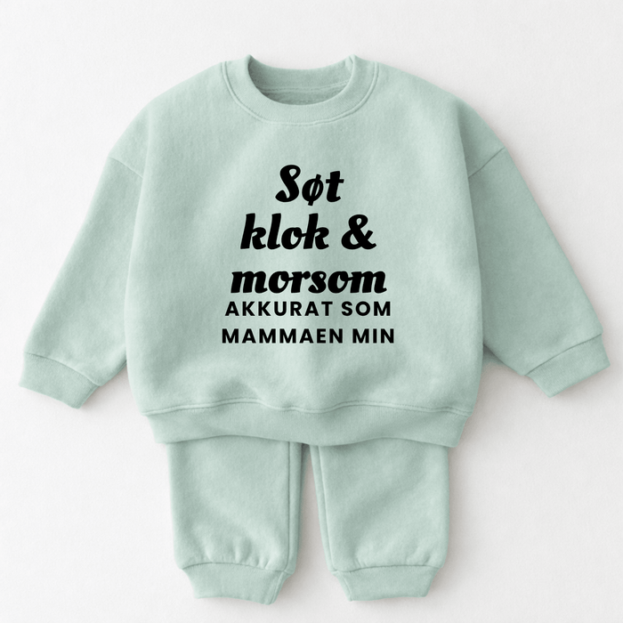 Søt klok & morsom akkurat som mammaen min - Märchen Mode aus Bio-Baumwolle personalisierte geschenke Babyset & Bodys mit spruch & Geschenkideen für Neugeborene & 0–24 Monate & und perfekt als Geschenk zur Geburt