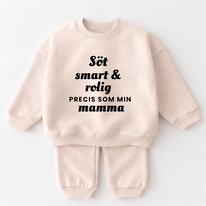 Söt smart & rolig precis som min mamma - Märchen Mode aus Bio-Baumwolle personalisierte geschenke Babyset & Bodys mit spruch & Geschenkideen für Neugeborene & 0–24 Monate & und perfekt als Geschenk zur Geburt
