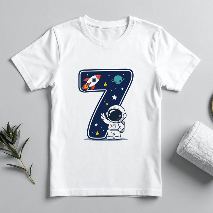 Space Explorer - Tshirt 07 - Märchen Mode aus Bio-Baumwolle personalisierte geschenke Babyset & Bodys mit spruch & Geschenkideen für Neugeborene & 0–24 Monate & und perfekt als Geschenk zur Geburt