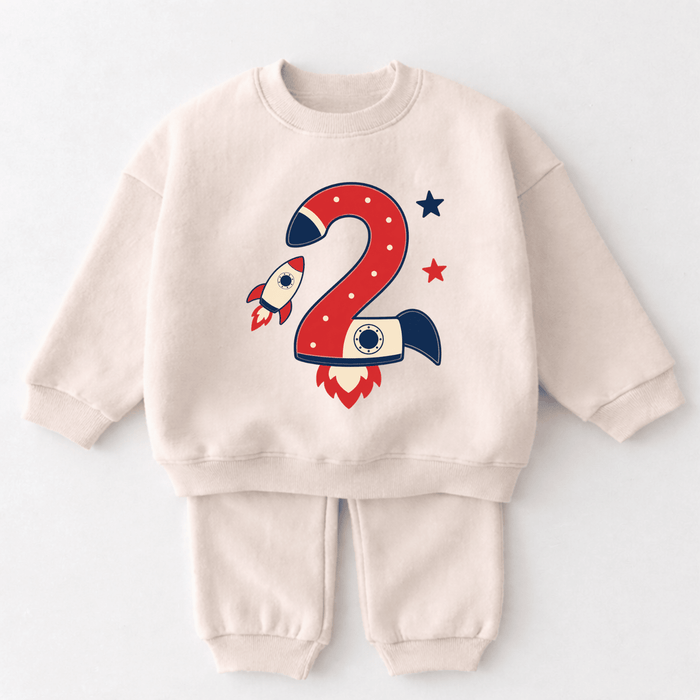 Space Rocket 02 - Märchen Mode aus Bio-Baumwolle personalisierte geschenke Babyset & Bodys mit spruch & Geschenkideen für Neugeborene & 0–24 Monate & und perfekt als Geschenk zur Geburt