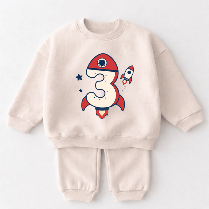 Space Rocket 03 - Märchen Mode aus Bio-Baumwolle personalisierte geschenke Babyset & Bodys mit spruch & Geschenkideen für Neugeborene & 0–24 Monate & und perfekt als Geschenk zur Geburt