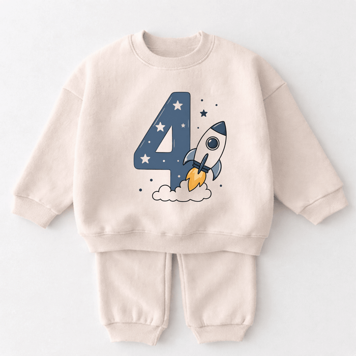 Space Rocket 04 - Märchen Mode aus Bio-Baumwolle personalisierte geschenke Babyset & Bodys mit spruch & Geschenkideen für Neugeborene & 0–24 Monate & und perfekt als Geschenk zur Geburt