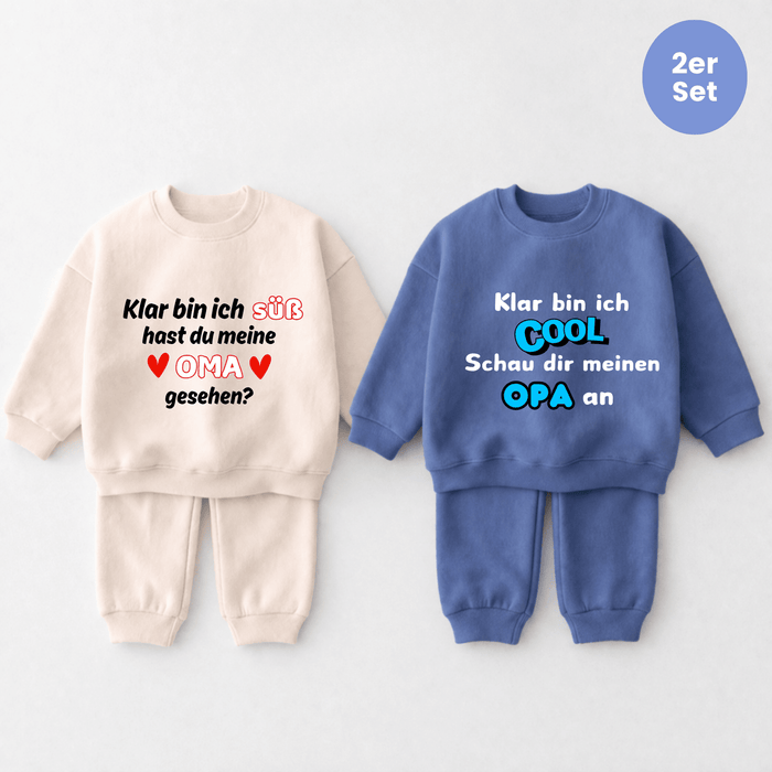 Süß & Cool 2er set - Märchen Mode aus Bio - Baumwolle personalisierte geschenke Babyset & Bodys mit spruch & Geschenkideen für Neugeborene & 0–24 Monate & und perfekt als Geschenk zur Geburt