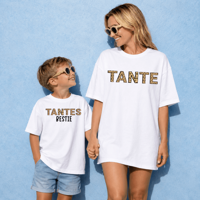 Tante bestie - Matching - Märchen Mode aus Bio - Baumwolle personalisierte geschenke Babyset & Bodys mit spruch & Geschenkideen für Neugeborene & 0–24 Monate & und perfekt als Geschenk zur Geburt
