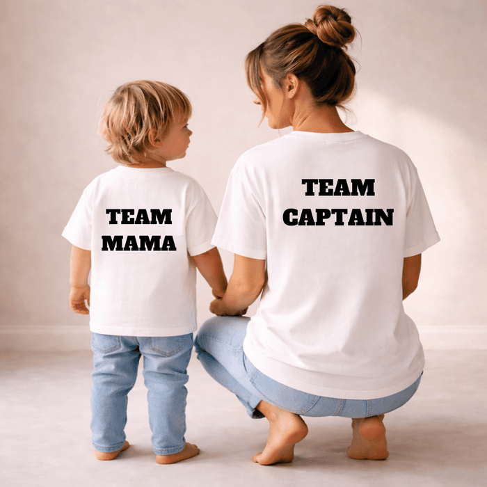 Team MAMA - Matching - Märchen Mode aus Bio - Baumwolle personalisierte geschenke Babyset & Bodys mit spruch & Geschenkideen für Neugeborene & 0–24 Monate & und perfekt als Geschenk zur Geburt
