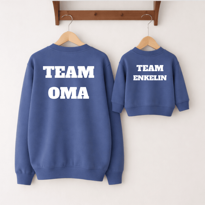 Team Oma - Märchen Mode aus Bio - Baumwolle personalisierte geschenke Babyset & Bodys mit spruch & Geschenkideen für Neugeborene & 0–24 Monate & und perfekt als Geschenk zur Geburt