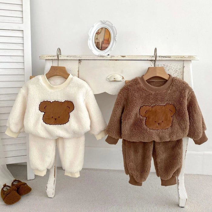 Teddytraum Winterset - Märchen Mode aus Bio - Baumwolle personalisierte geschenke Babyset & Bodys mit spruch & Geschenkideen für Neugeborene & 0–24 Monate & und perfekt als Geschenk zur Geburt