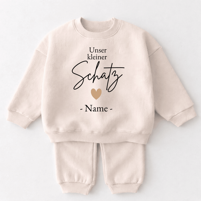 Unser kleiner Schatz – Name - Märchen Mode aus Bio - Baumwolle personalisierte geschenke Babyset & Bodys mit spruch & Geschenkideen für Neugeborene & 0–24 Monate & und perfekt als Geschenk zur Geburt