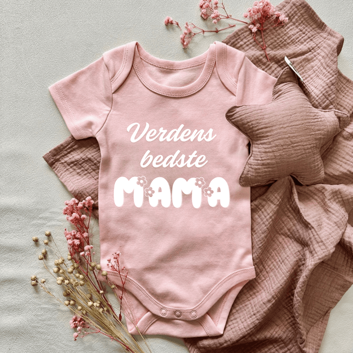 Verdens bedste Mama - Märchen Mode aus Bio - Baumwolle personalisierte geschenke Babyset & Bodys mit spruch & Geschenkideen für Neugeborene & 0–24 Monate & und perfekt als Geschenk zur Geburt