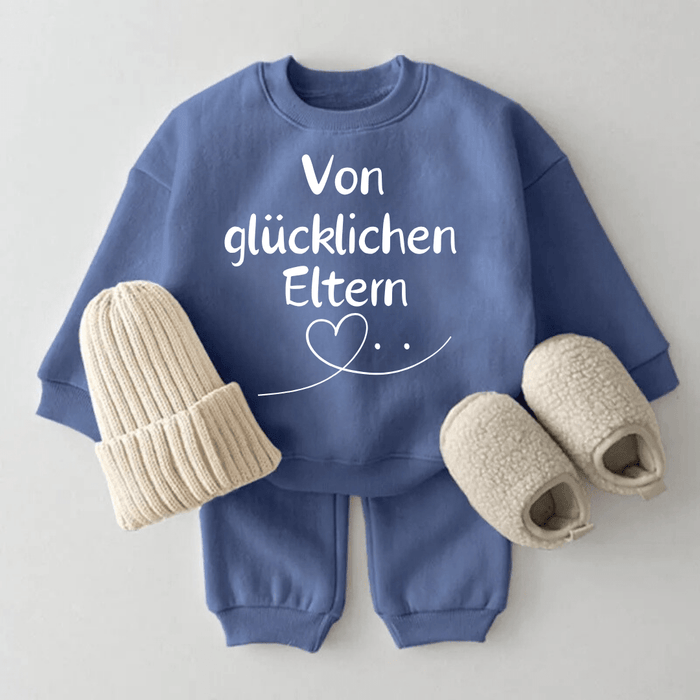 Von glücklichen Eltern - Märchen Mode aus Bio - Baumwolle personalisierte geschenke Babyset & Bodys mit spruch & Geschenkideen für Neugeborene & 0–24 Monate & und perfekt als Geschenk zur Geburt