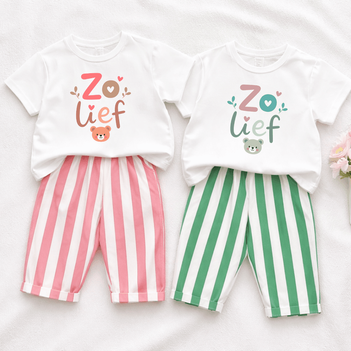Zo lief - Sommer set - Märchen Mode aus Bio-Baumwolle personalisierte geschenke Babyset & Bodys mit spruch & Geschenkideen für Neugeborene & 0–24 Monate & und perfekt als Geschenk zur Geburt